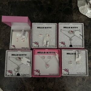 *BRAND NEW* Hello Kitty Silver Plated Jewelry Bundle